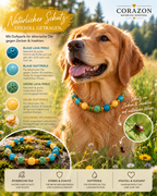 CORAZON Duft-Halsband für Hunde – Gold Edition