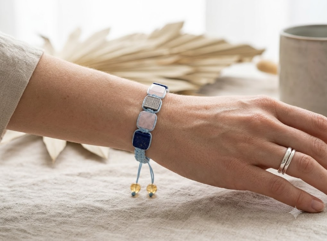 Lapis Lazuli and Rose Quartz Harmony Bracelet