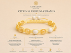 Citrin & Parfum-Keramik Armband