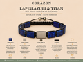 Shamballa Armband – Lapislazuli & Titan mit Pyrit | CORAZON Design